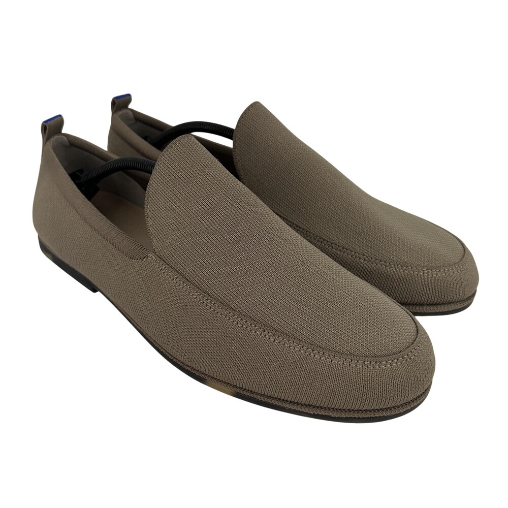 Rothy's Shoes Mens Size 14 Ravello Knit Slip On Casual Loafers Lightweight Brown